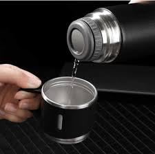 Double Wall Stainless Steel Thermo 500ml Vacuum Insulated Bottle Water Flask set