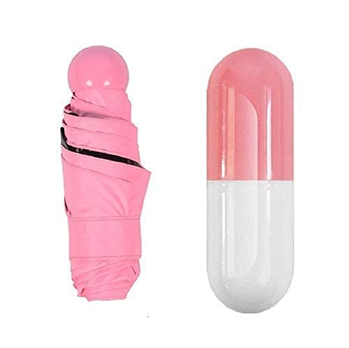 Capsule Folding Capsule Umbrella - UV and Rain Protection, Compact and Fashionable Umbrella for Women and Men