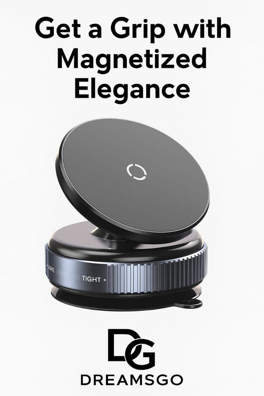 Vacuum Magnetic Phone Holder 360 – Ultimate Grip for Every Drive!